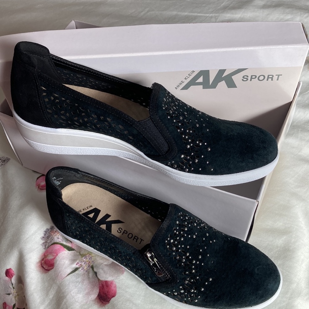 Anne Klein Black Athletic Shoes